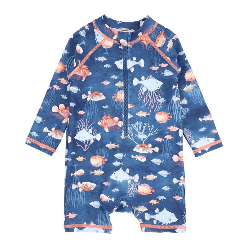 Minihaha Aiden Print Ls Rash Suit